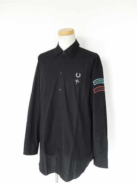 新品未使用 FRED PERRY × RAF SIMONS マフラー Raf Simons Printed Patch Parka(M 102：BLACK): | FRED PERRY